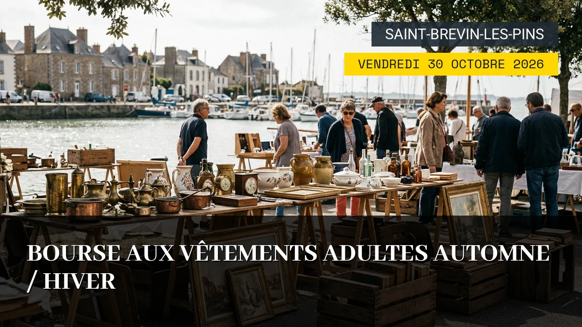 Affiche de l'événement : Bourse aux Vêtements Adultes Automne / Hiver — Du Vendredi 30 Octobre 2026 au Dimanche 1 Novembre 2026