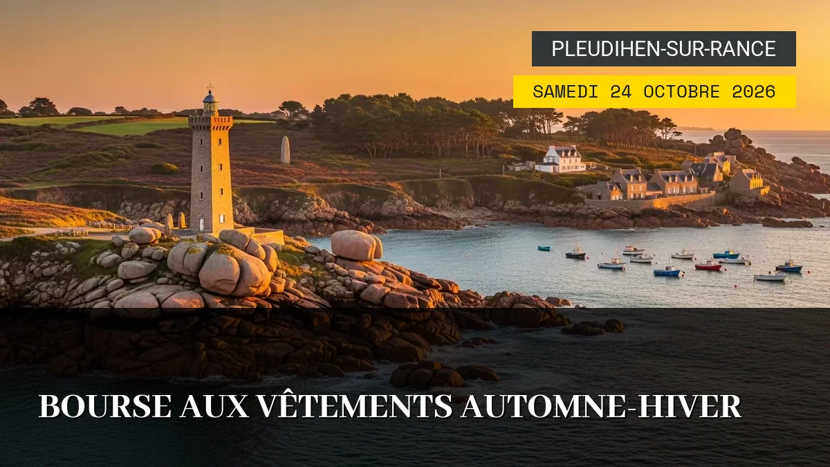 Affiche de l'événement : Bourse aux Vêtements Automne-Hiver – Samedi 24 Octobre 2026