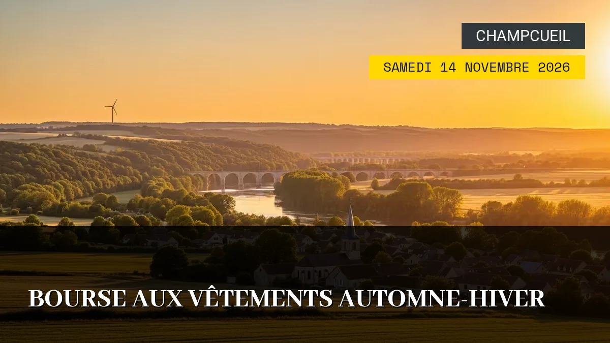 Affiche de l'événement : Bourse aux Vêtements Automne-Hiver — Du Samedi 14 Novembre 2026 au Dimanche 15 Novembre 2026