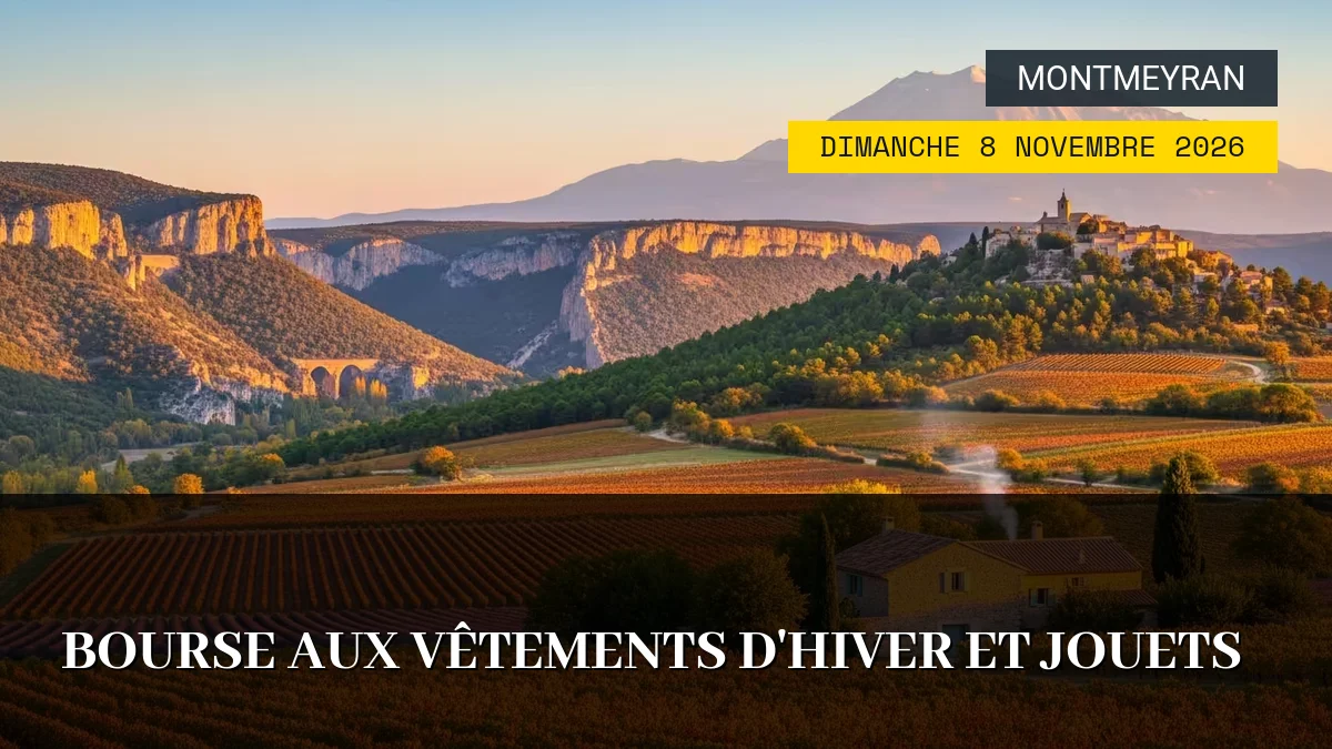 Affiche de l'événement : Bourse aux Vêtements d&rsquo;Hiver et Jouets – Dimanche 8 Novembre 2026