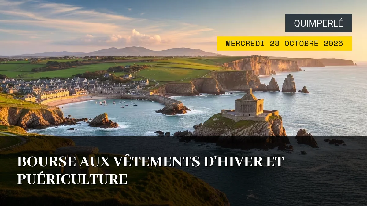 Affiche de l'événement : Bourse aux Vêtements d&rsquo;Hiver et Puériculture – Mercredi 28 Octobre 2026