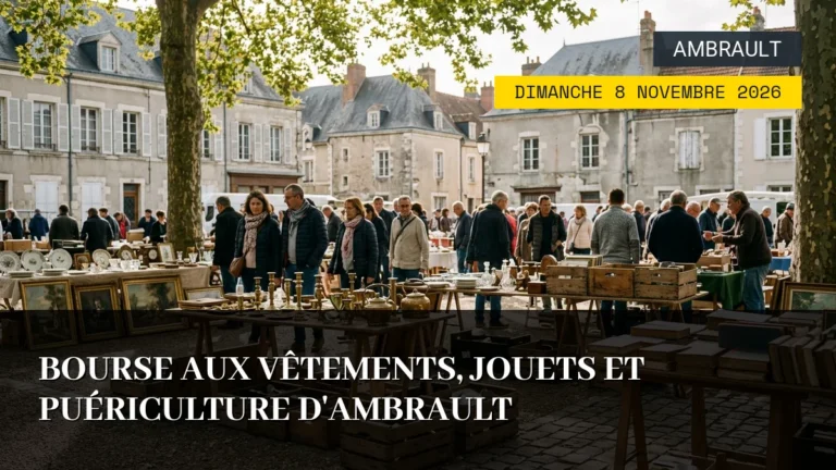 Bourse aux vêtements, jouets et puériculture d’Ambrault – Dimanche 8 Novembre 2026