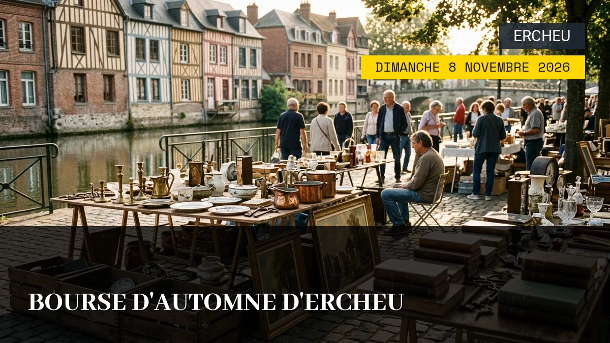 Affiche de l'événement : Bourse d&rsquo;Automne d&rsquo;Ercheu – Dimanche 8 Novembre 2026