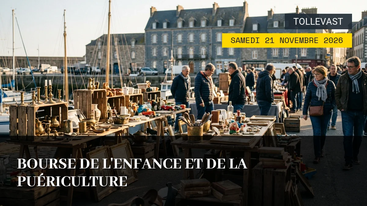 Affiche de l'événement : Bourse de l&rsquo;Enfance et de la Puériculture – Samedi 21 Novembre 2026