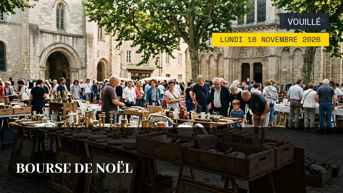 Affiche de l'événement : Bourse de Noël — Du Lundi 16 Novembre 2026 au Mardi 17 Novembre 2026