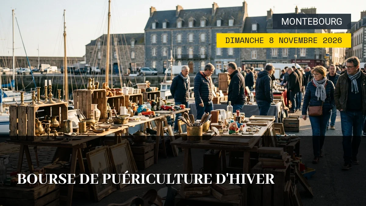 Affiche de l'événement : Bourse de Puériculture d&rsquo;Hiver – Dimanche 8 Novembre 2026