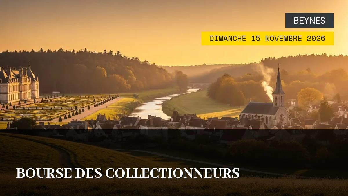 Affiche de l'événement : Bourse des Collectionneurs – Dimanche 15 Novembre 2026