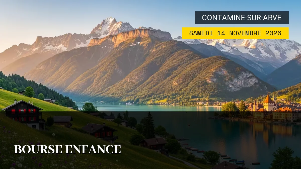 Affiche de l'événement : Bourse Enfance – Samedi 14 Novembre 2026