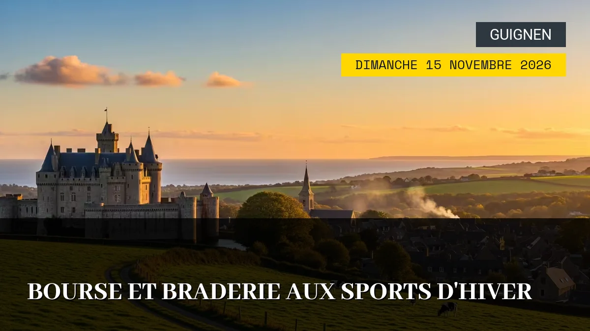 Affiche de l'événement : Bourse et Braderie aux Sports d&rsquo;Hiver – Dimanche 15 Novembre 2026