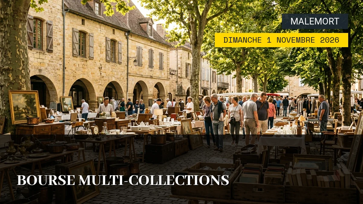 Affiche de l'événement : Bourse Multi-Collections – Dimanche 1 Novembre 2026