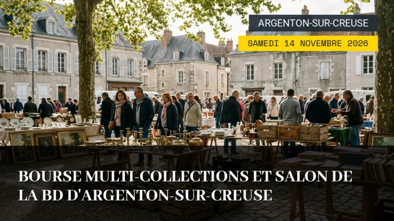Bourse Multi-Collections et Salon de la BD d’Argenton-sur-Creuse – Samedi 14 Novembre 2026