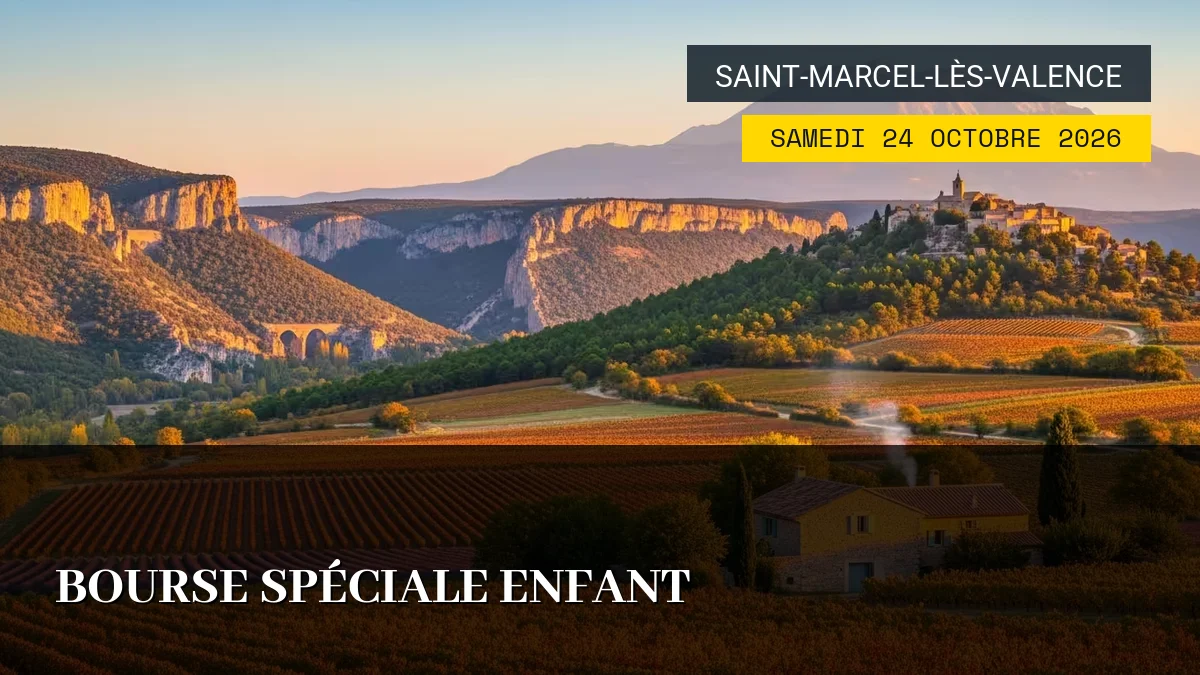 Affiche de l'événement : Bourse Spéciale Enfant – Samedi 24 Octobre 2026