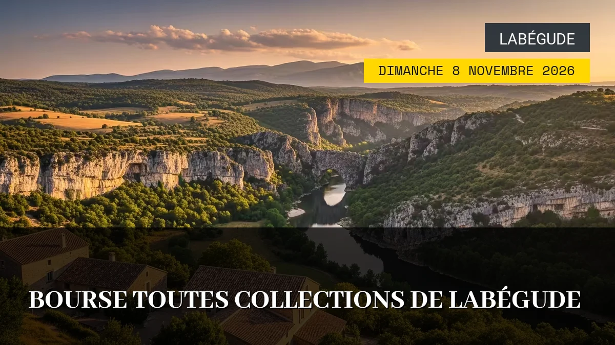 Affiche de l'événement : Bourse Toutes Collections de Labégude – Dimanche 8 Novembre 2026