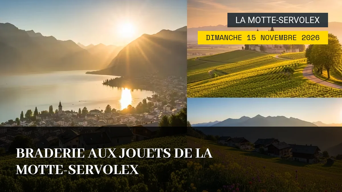Affiche de l'événement : Braderie aux Jouets de La Motte-Servolex – Dimanche 15 Novembre 2026