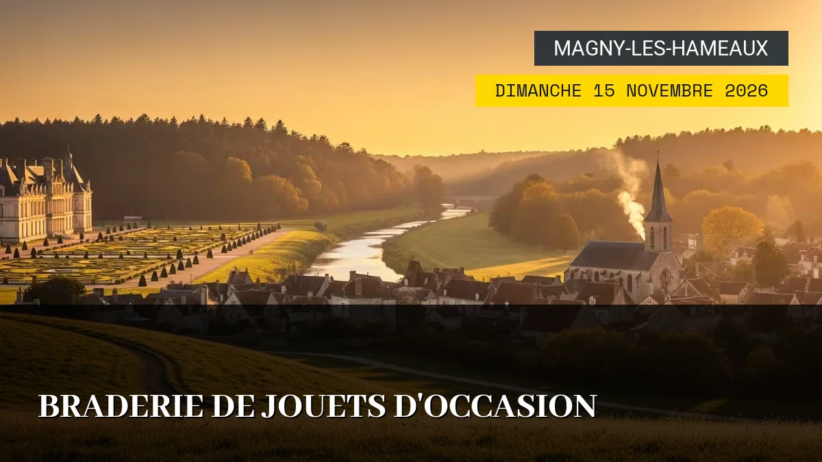 Affiche de l'événement : Braderie de Jouets d&rsquo;Occasion – Dimanche 15 Novembre 2026