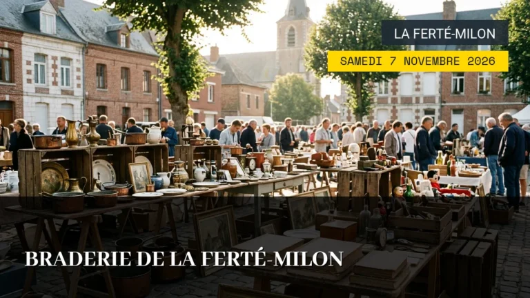 Braderie de La Ferté-Milon – Samedi 7 Novembre 2026