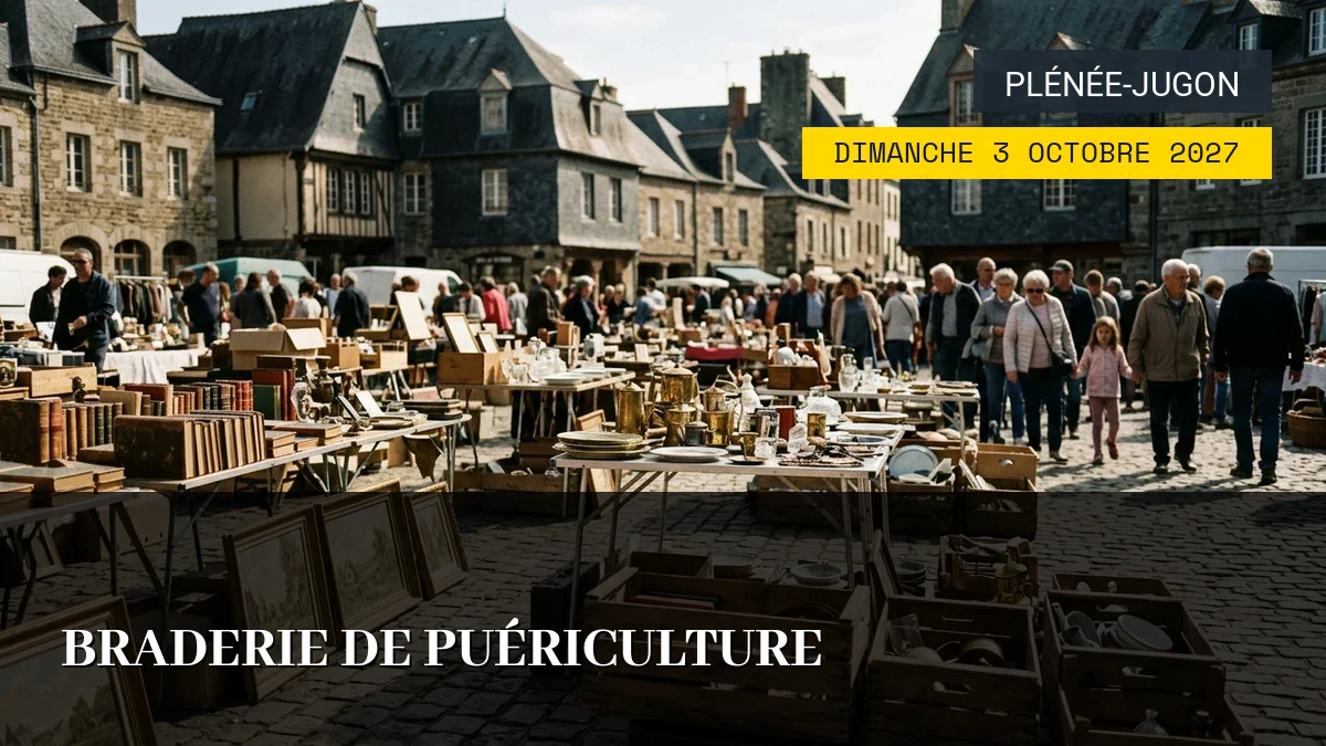 Affiche de l'événement : Braderie de Puériculture – Dimanche 3 Octobre 2027