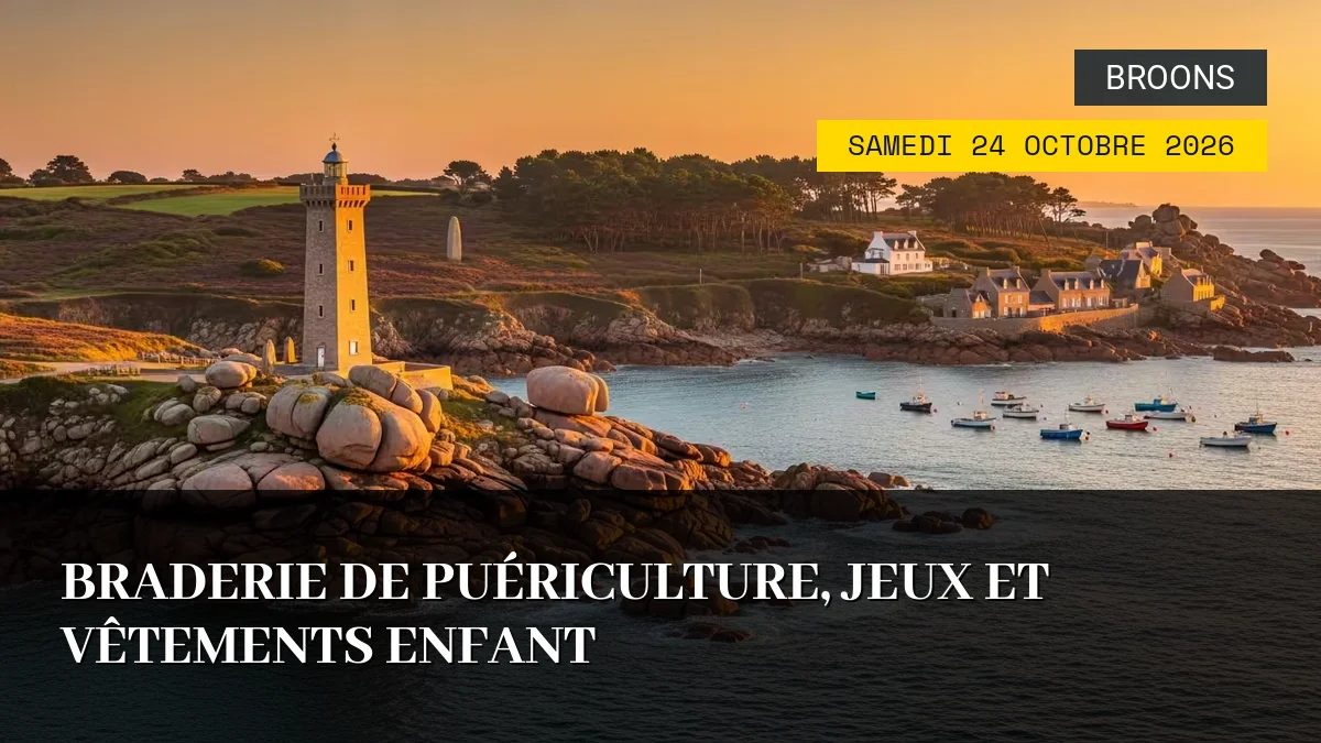 Affiche de l'événement : Braderie de Puériculture, Jeux et Vêtements Enfant – Samedi 24 Octobre 2026