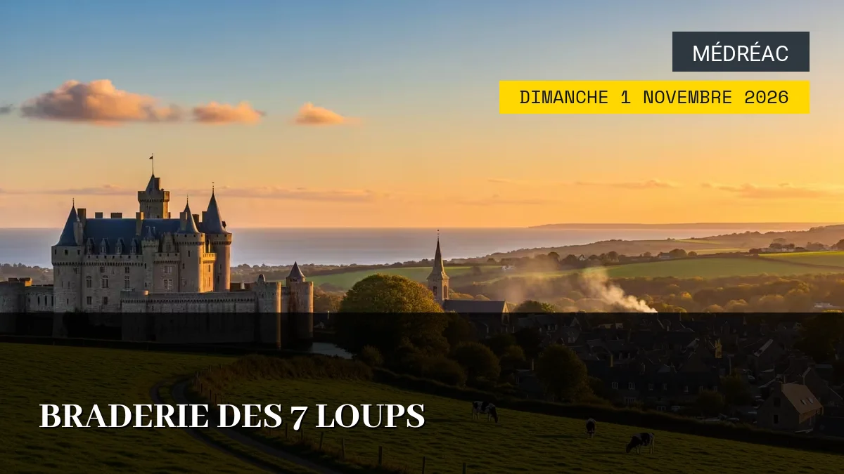 Affiche de l'événement : Braderie des 7 Loups – Dimanche 1 Novembre 2026