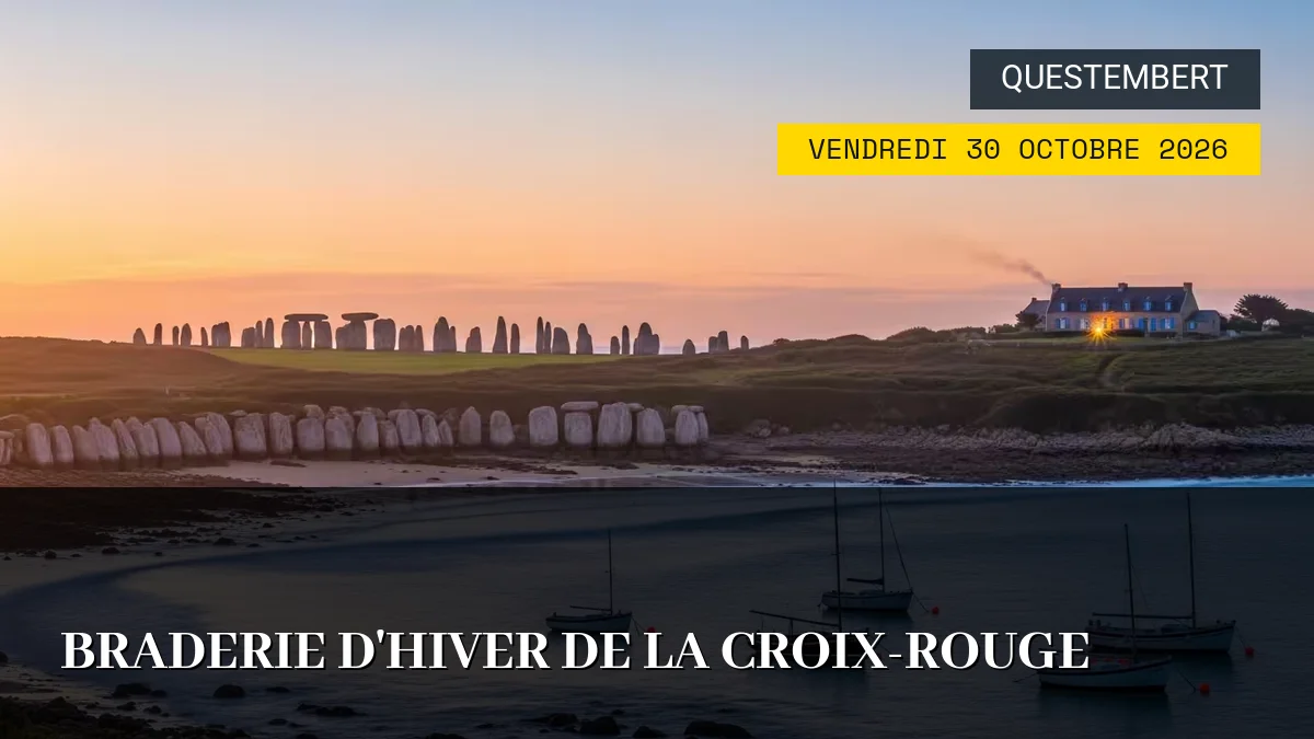 Affiche de l'événement : Braderie d&rsquo;Hiver de la Croix-Rouge – Vendredi 30 Octobre 2026