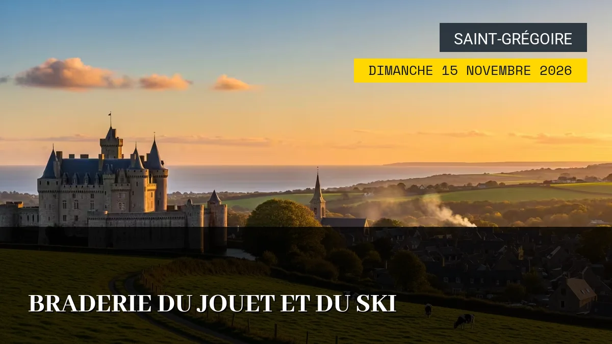 Affiche de l'événement : Braderie du Jouet et du Ski – Dimanche 15 Novembre 2026
