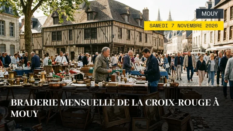 Braderie mensuelle de la Croix-Rouge à Mouy – Samedi 7 Novembre 2026
