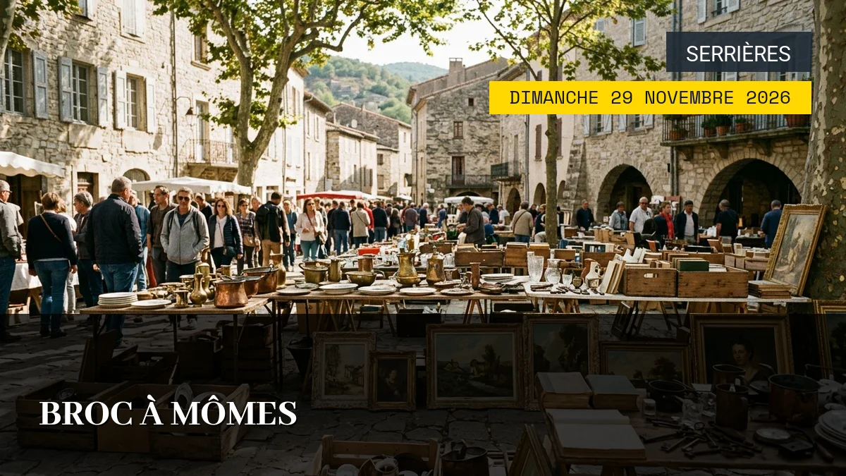 Affiche de l'événement : Broc à Mômes – Dimanche 29 Novembre 2026