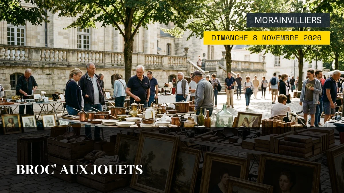 Affiche de l'événement : Broc&rsquo; aux Jouets – Dimanche 8 Novembre 2026
