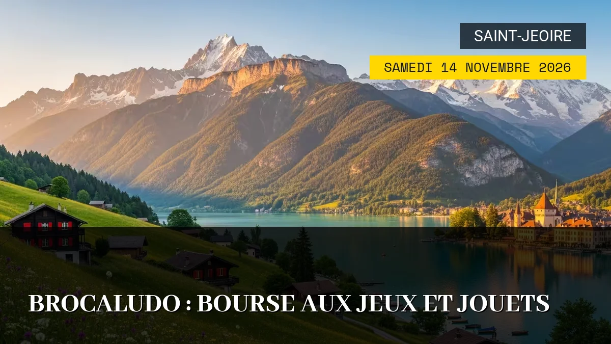 Affiche de l'événement : Brocaludo : Bourse aux Jeux et Jouets – Samedi 14 Novembre 2026