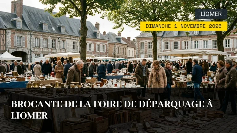 Brocante de la Foire de Déparquage à Liomer – Dimanche 1 Novembre 2026
