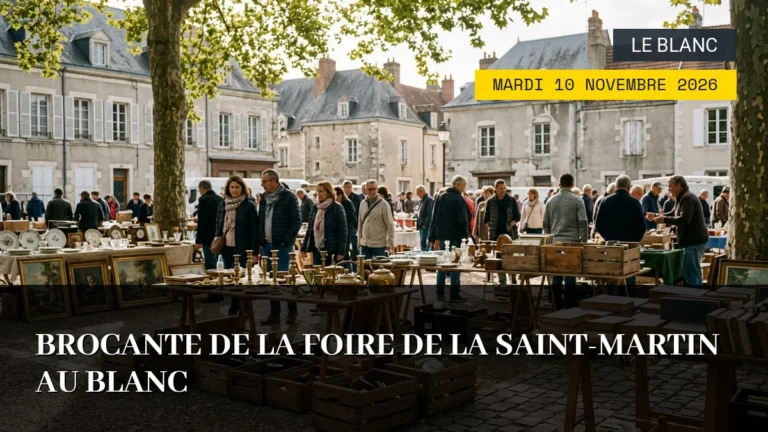 Brocante de la Foire de la Saint-Martin au Blanc – Mardi 10 Novembre 2026