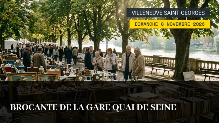 Brocante de la Gare Quai de Seine – Dimanche 8 Novembre 2026