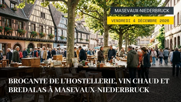Brocante de l’Hostellerie, Vin Chaud et Bredalas à Masevaux-Niederbruck – Vendredi 4 Décembre 2026