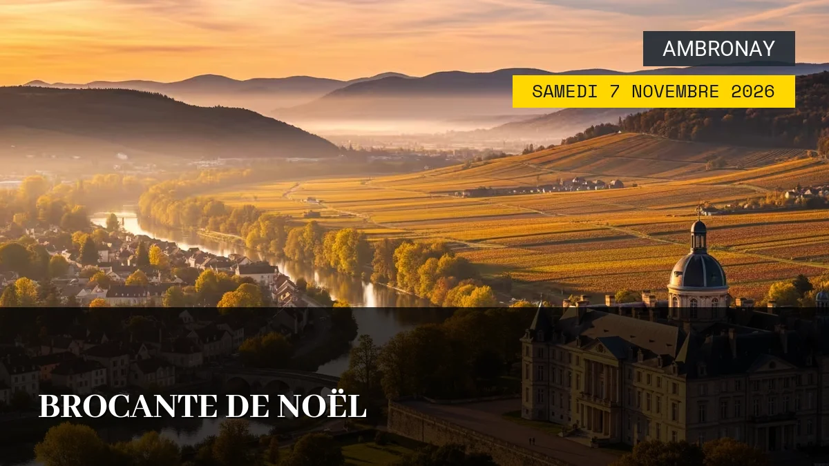 Affiche de l'événement : Brocante de Noël – Samedi 7 Novembre 2026