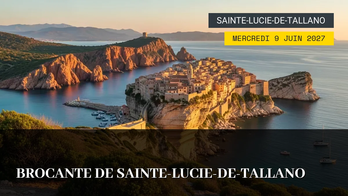 Affiche de l'événement : Brocante de Sainte-Lucie-de-Tallano – Mercredi 9 Juin 2027