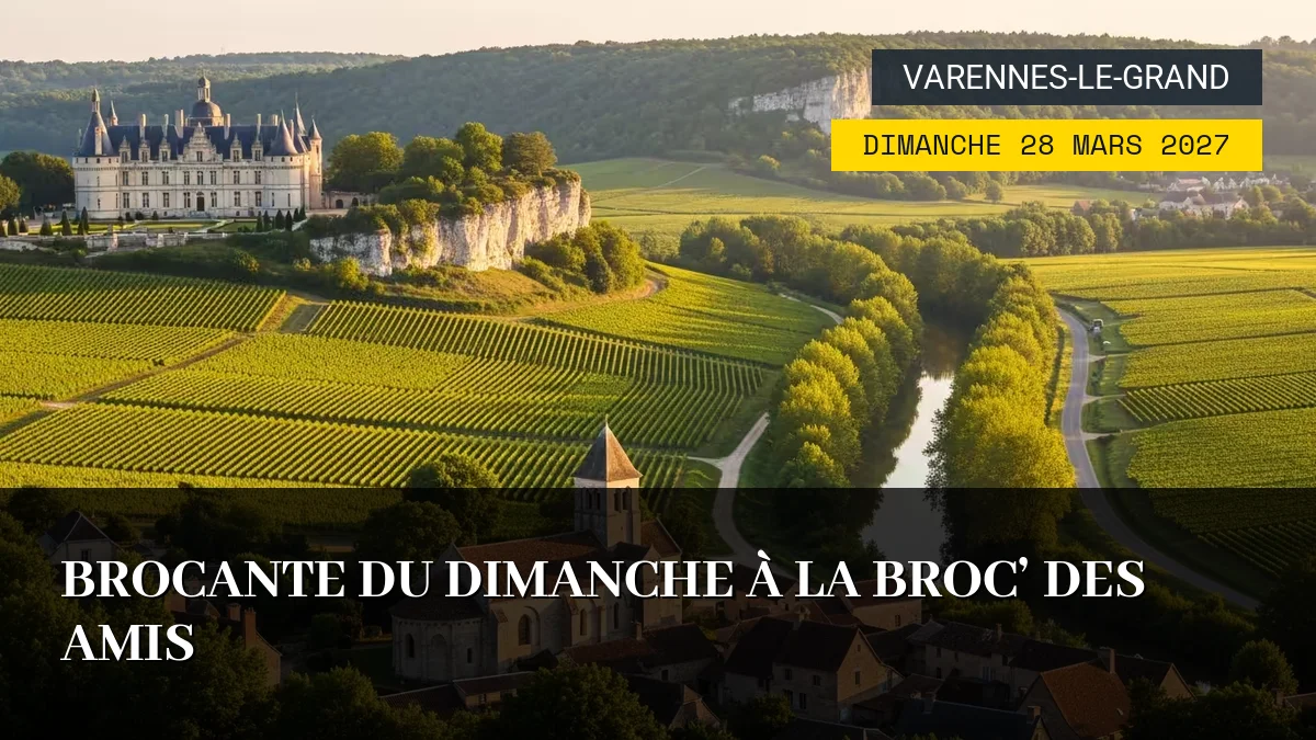 Affiche de l'événement : Brocante du Dimanche à la Broc’ des Amis – Dimanche 28 Mars 2027