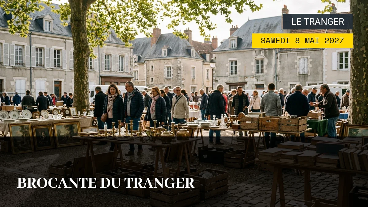Affiche de l'événement : Brocante du Tranger – Samedi 8 Mai 2027