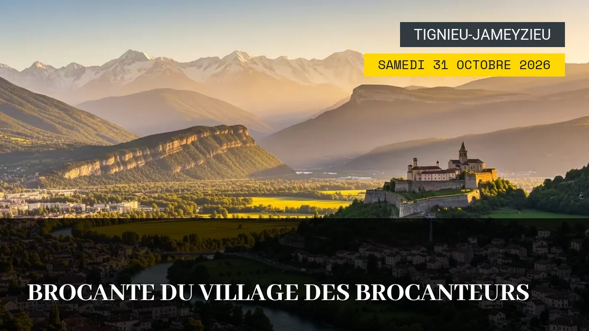 Affiche de l'événement : Brocante du Village des Brocanteurs – Samedi 31 Octobre 2026