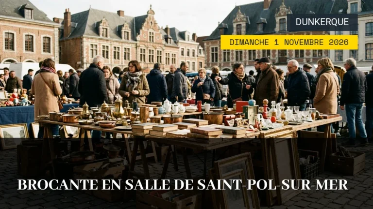 Brocante en salle de Saint-Pol-sur-Mer – Dimanche 1 Novembre 2026