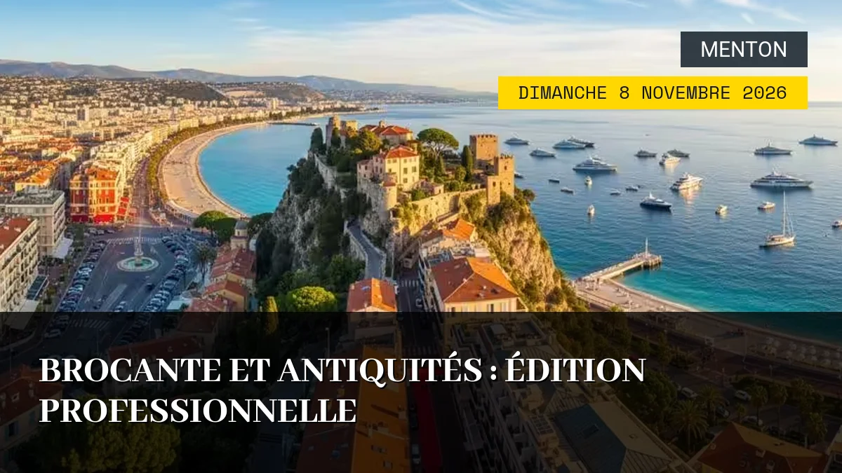 Affiche de l'événement : Brocante et Antiquités : Édition Professionnelle – Dimanche 8 Novembre 2026