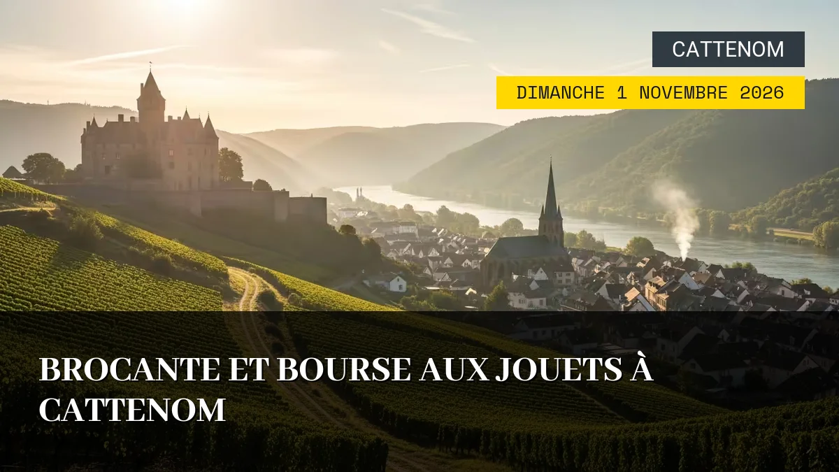 Affiche de l'événement : Brocante et Bourse aux Jouets à Cattenom – Dimanche 1 Novembre 2026