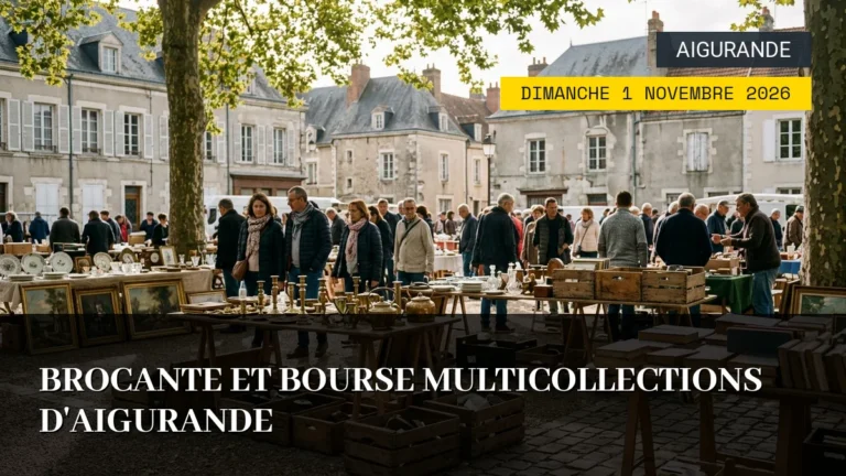 Brocante et bourse multicollections d’Aigurande – Dimanche 1 Novembre 2026