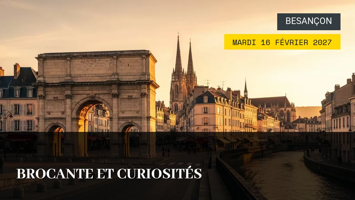 Affiche de l'événement : Brocante et Curiosités – Mardi 16 Février 2027