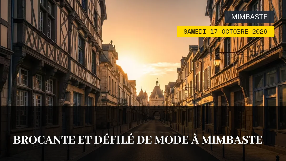 Affiche de l'événement : Brocante Et Défilé De Mode À Mimbaste – Samedi 17 Octobre 2026