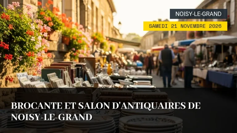 Brocante et Salon d’Antiquaires de Noisy-le-Grand – Samedi 21 Novembre 2026