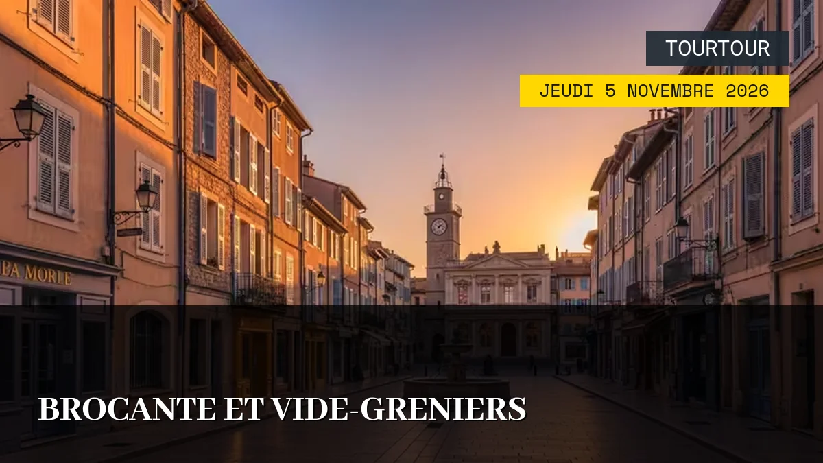 Affiche de l'événement : Brocante et Vide-Greniers – Jeudi 5 Novembre 2026