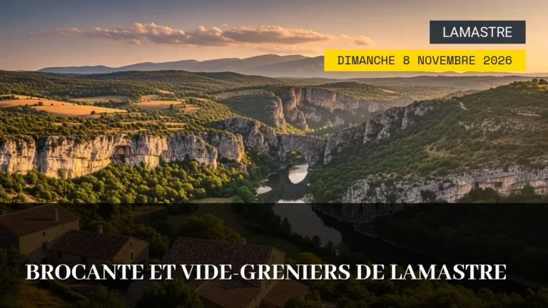 Brocante et Vide-Greniers de Lamastre – Dimanche 8 Novembre 2026