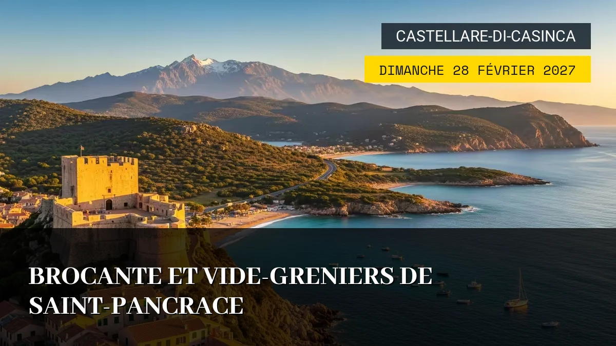 Affiche de l'événement : Brocante et Vide-Greniers de Saint-Pancrace – Dimanche 28 Février 2027