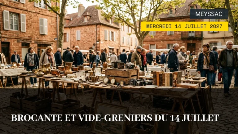 Brocante et Vide-Greniers du 14 Juillet – Mercredi 14 Juillet 2027