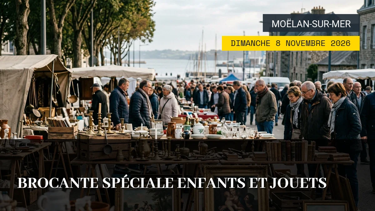 Affiche de l'événement : Brocante Spéciale Enfants et Jouets – Dimanche 8 Novembre 2026